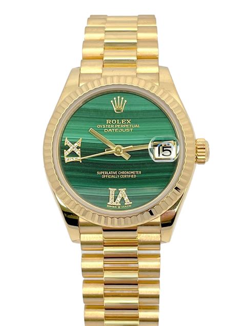 malachite green rolex|unique rolex watches.